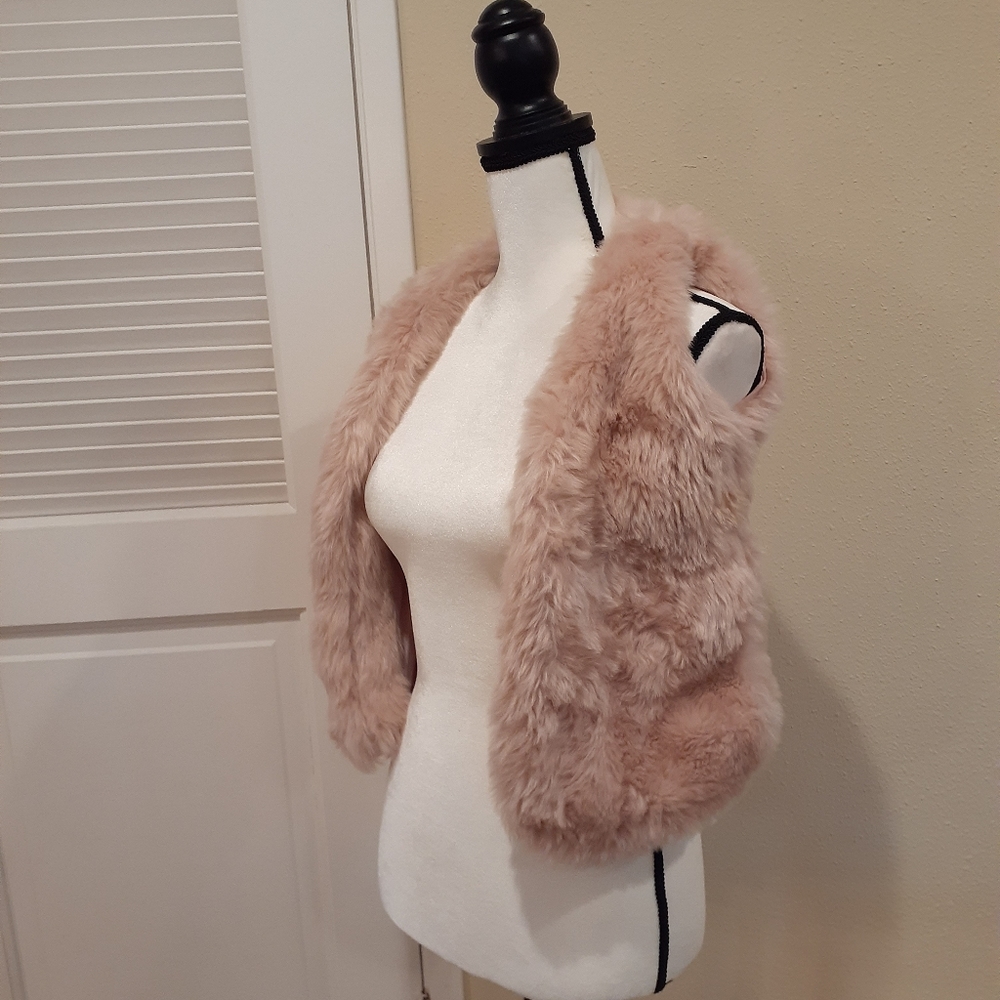 Blush Faux Fur Vest (14/16)